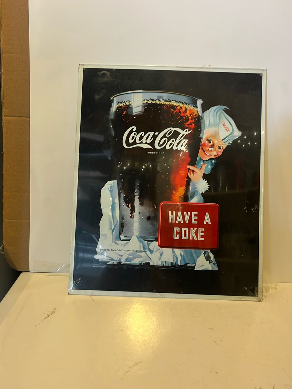 Coca Cola Retro 'Have A Coke' Sign with Black, Red & White